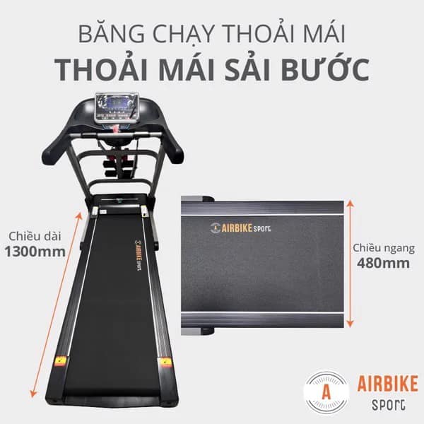 Máy Chạy Bộ Điện Đa Năng Airbike Sport MK-338-6